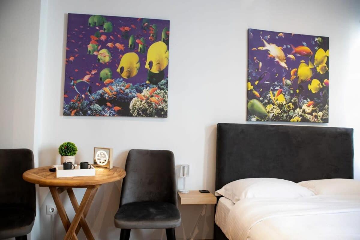 Cozy Modern Studio In Thessaloniki Apartment Bagian luar foto